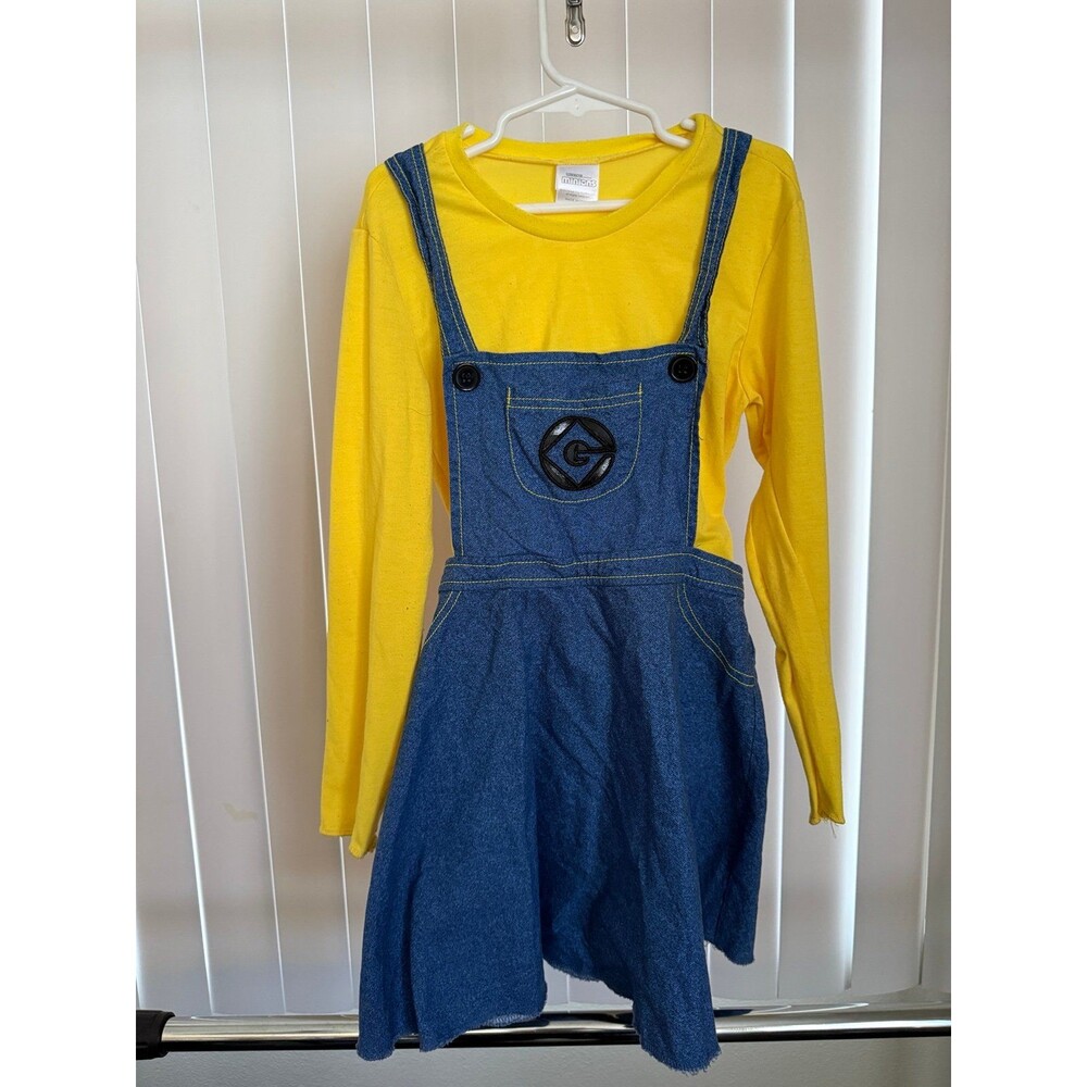 Youth Girl’s Illumination Minions Dress Costume Size Medium Ages 8-10